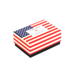 Patriotic USA trivia game in American flag gift box, Games Room ‘How Well Do You Know America?’ quiz set.