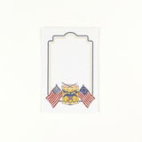 Colonial America Patriotic Menu Cards, Set of 12