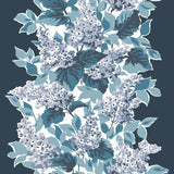 Bar Harbor Unpasted Wallpaper - Navy Blue