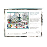 Celebrate New York's Central Park Bethesda Fountain Christmas Jigsaw Puzzle