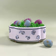 Bonjour Provence Navy Blue/Cream Porcelain Oval Planter Easter centerpiece