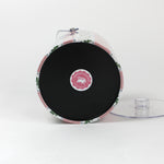 Bottom view of the Harbor Trail Bahama Pink acrylic ice bucket