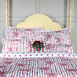 Stripes and Bows Duvet Cover