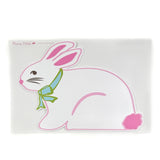 a packet of bunny paper placemats with text that reads Madcap Cottage 12 paper placemats in the top left corner
