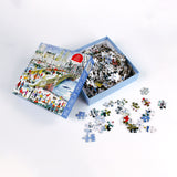 Celebrate Manhattan's Central Park Bethesda Fountain Christmas Jigsaw Puzzles