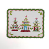 Christmas Pagodas Placemat 1