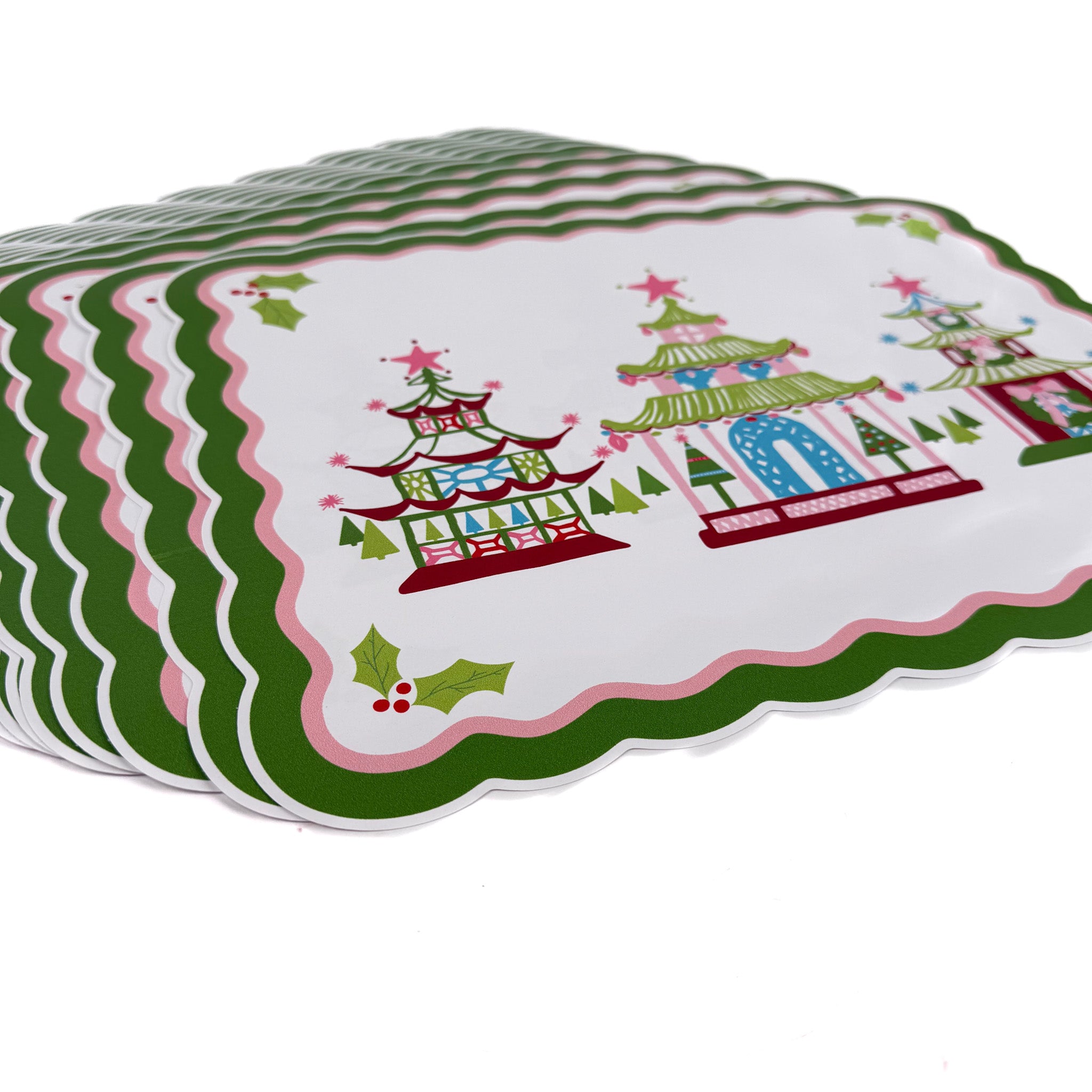 Christmas Pagodas Placemat 2