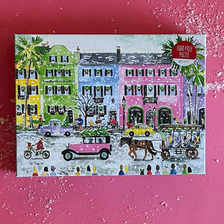 A Snowy American Christmas Jigsaw Puzzles - Christmas in Charleston