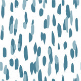 Club House Unpasted Wallpaper - Pool Blue