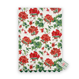 Cottage Grove Geranium Ric Rac Cotton Tea Towel