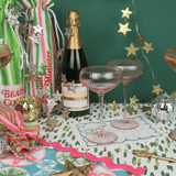 Colored Coupe Glasses, Set of 4