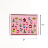 Darling Ornaments rectangular acrylic tray small with dimension of 11" x 8.5".