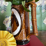 Vintage Brown Horse Tankard
