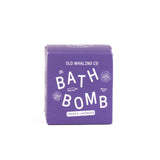 French Lavender Bath bomb box packaging on white background