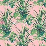 Jungle Road Bahama Pink Outdoor Fabric by the Yard