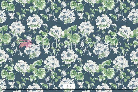 Cottage Grove Lagoon Blue Outdoor Fabric Sample