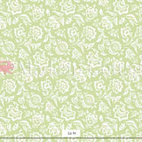 Hampton Court Meadow Green Outdoor Fabric by the Yard