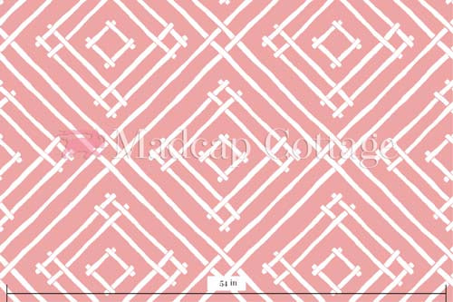 Island House Southampton Pink Outdoor Fabric by the Yard