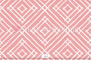 Island House Southampton Pink Outdoor Fabric by the Yard