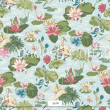 Meadow Club Sky Blue Outdoor Fabric by the Yard