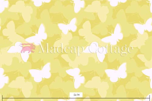 Meadow Morn Daffodil Outdoor Fabric Sample