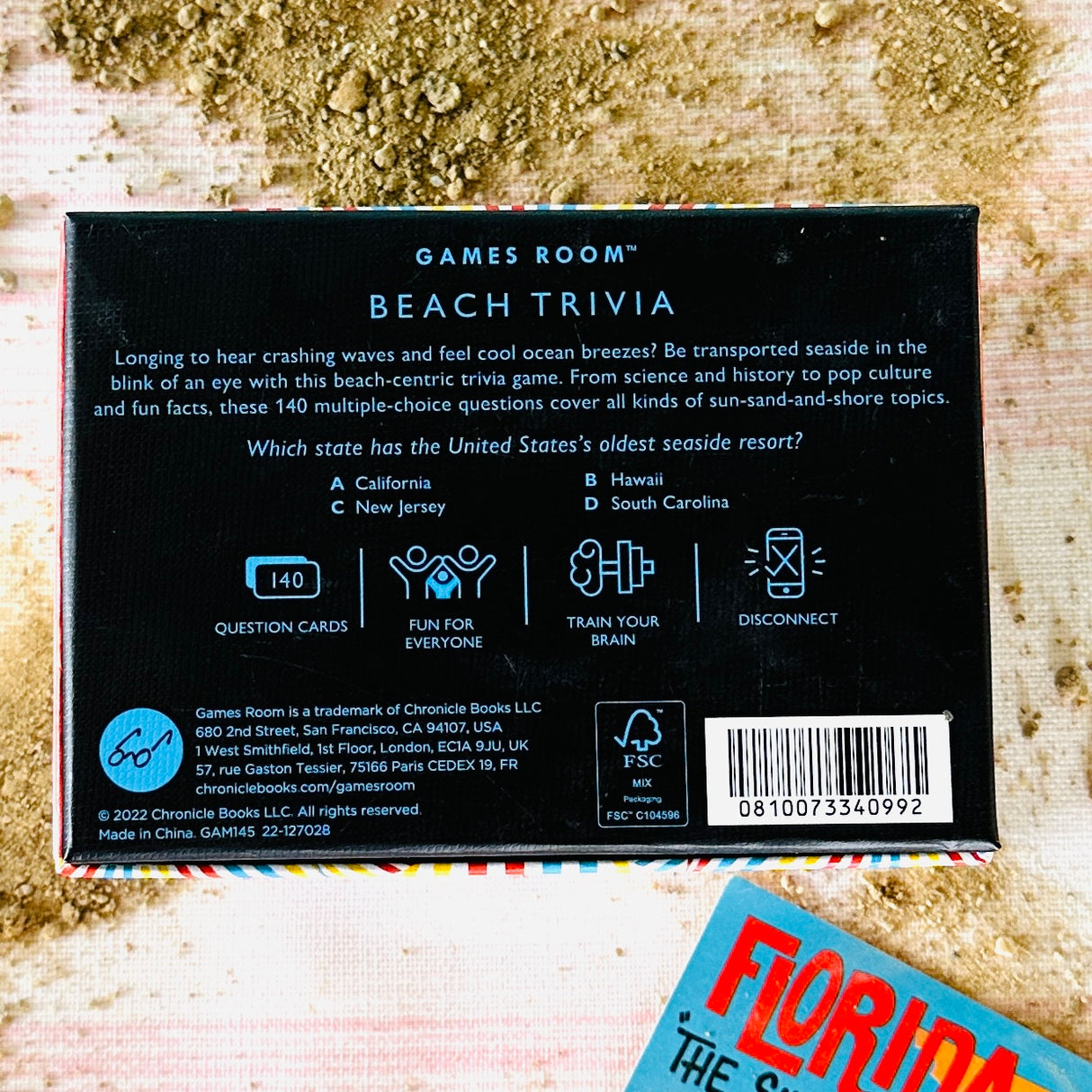 Beach Trivia Card Game