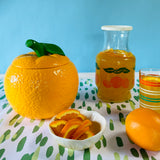 Vintage Orange-Shaped Cookie Jar