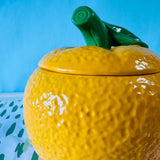 Vintage Orange-Shaped Cookie Jar