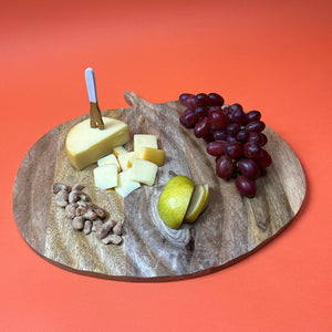 Pumpkin-Shaped Cheese/Charcuterie/Cutting Board/Charger