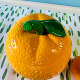 Vintage Orange-Shaped Cookie Jar