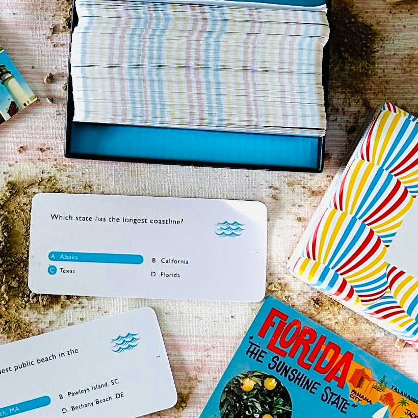 Beach Trivia Card Game