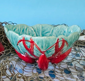 Lobster-Footed Stoneware Bowl