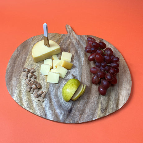 Pumpkin-Shaped Cheese/Charcuterie/Cutting Board/Charger