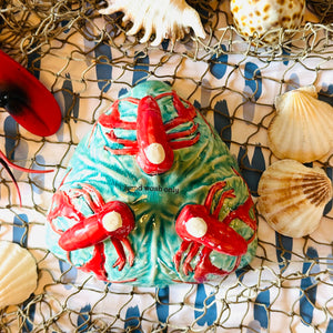 Lobster-Footed Stoneware Bowl