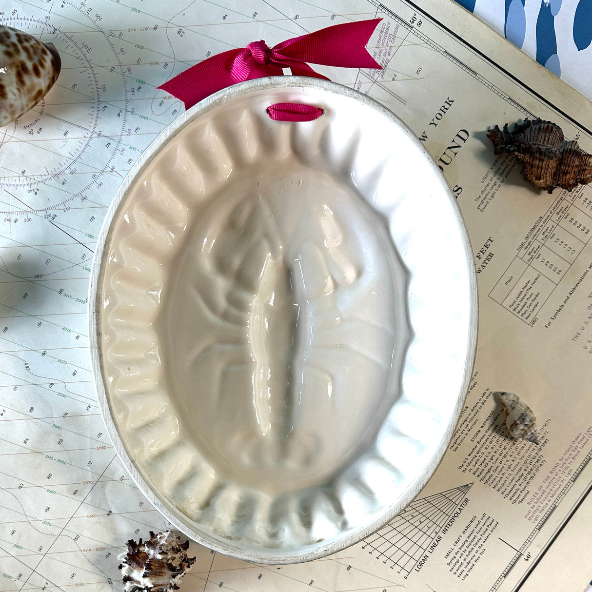 Vintage Ceramic Lobster Mold