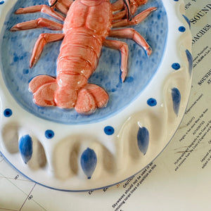 Vintage Ceramic Lobster Mold