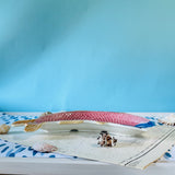 Vintage Red/Orange/Blue Ceramic Fish Platter