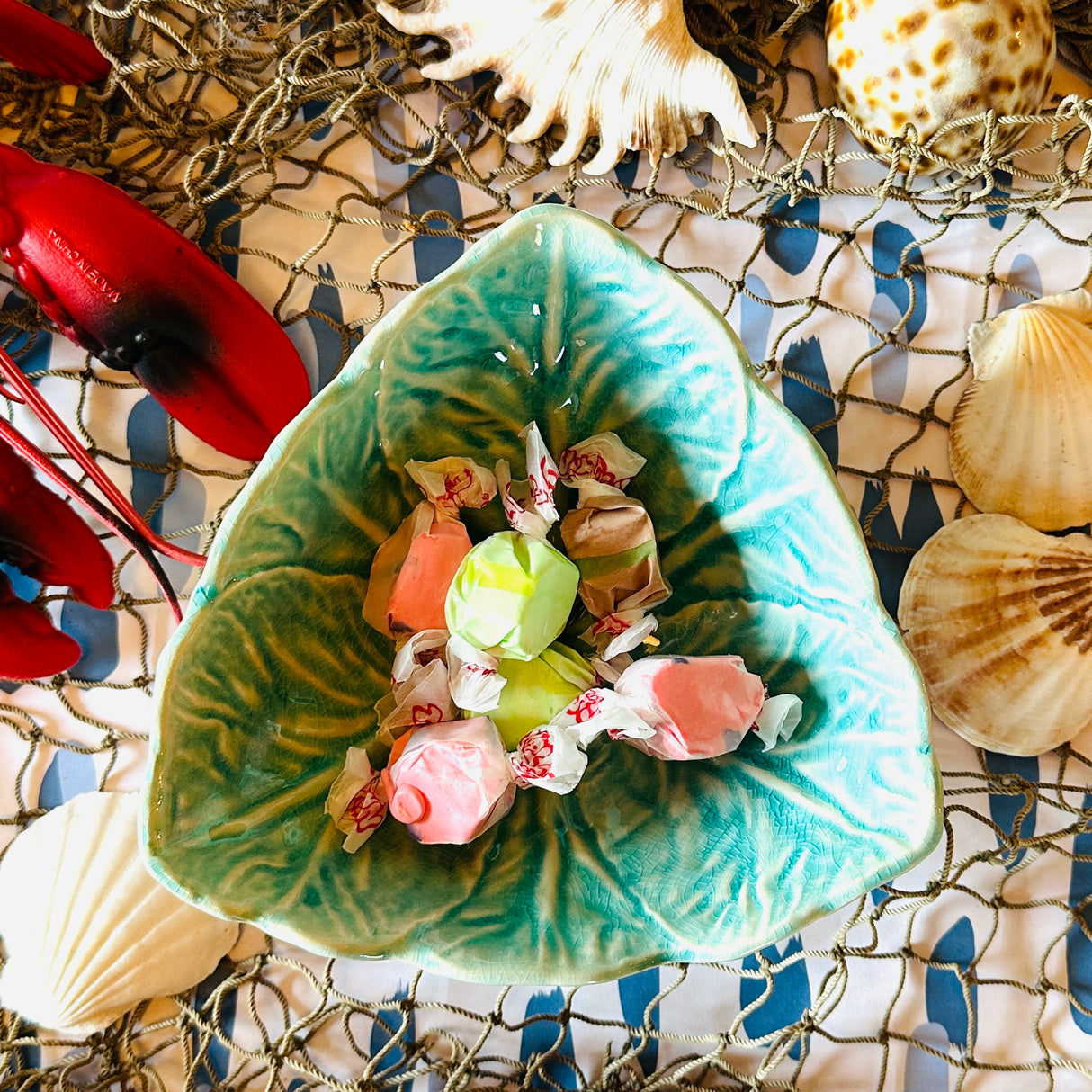 Lobster-Footed Stoneware Bowl