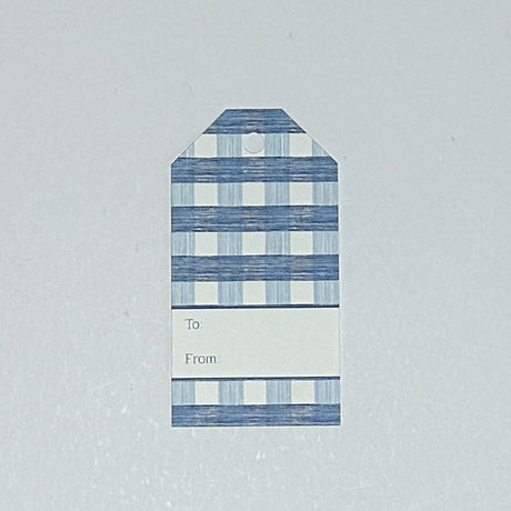 Gin Lane Gift Tags, Pack of 10 - Pool Blue