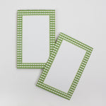 luxury notepads from madcap cottage with a gingham border
