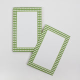 luxury notepads from madcap cottage with a gingham border