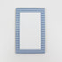 a luxury notepad with a blue gingham border