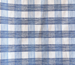 blue gingham wrapping paper 