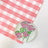 Gin Lane Pink Gingham Paper Table Runner from Madcap Cottage