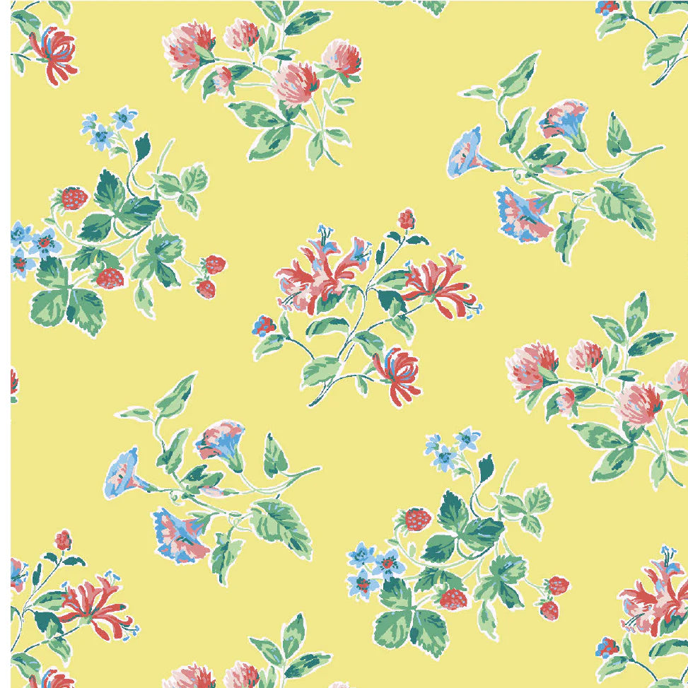 Painswick Hall Unpasted Wallpaper, 9-yard roll