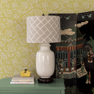 Hampton Court Lemon Grove Yellow Wallpaper