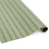 green wrapping paper in fancy stripe patterns