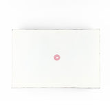 Harbor Trail red blue white striped tray bottom view with navy panels and wavy stripe pattern.