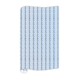 Blue wrapping paper in fancy stripe patterns
