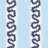 harbor trail blue and white fabric by madcap cottage featuring light blue and white stripes with a light blue squiggle motif on the white stripe